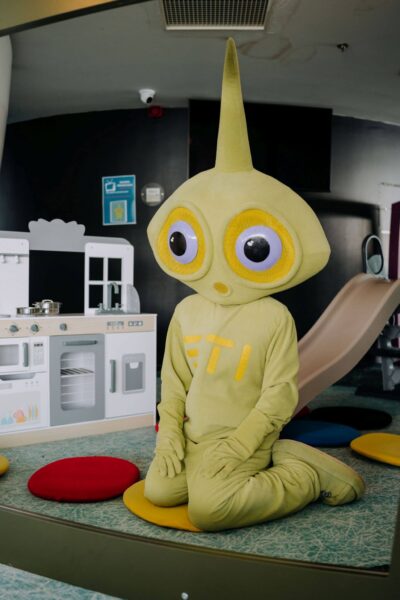 ETI, the mascot of Tallinn TV Tower