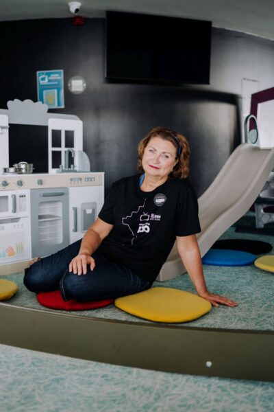 Meelike-Enel Andrejeva, who leads the Tiny Tots' Mornings